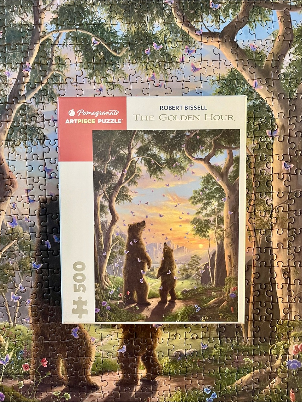 Pomegranate Puzzle "The Golden Hour" 500-Piece
